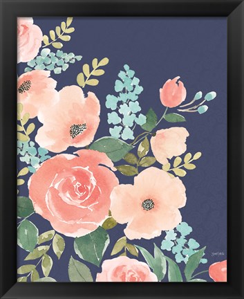 Framed Blooming Delight I Print