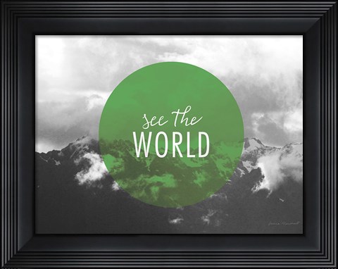 Framed Bold Adventures III v2 Print