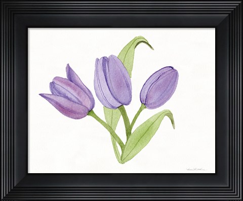 Framed Easter Blessing Flowers II Print