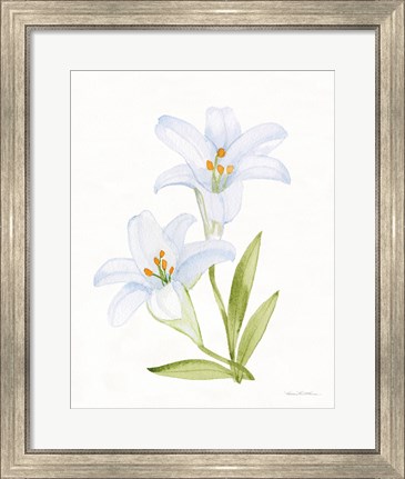 Framed Easter Blessing Flowers IV Print