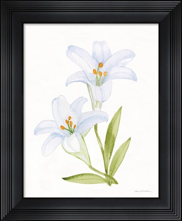 Framed Easter Blessing Flowers IV Print