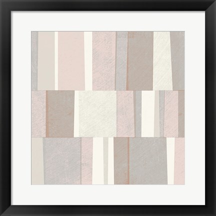 Framed Blush Abstract Print