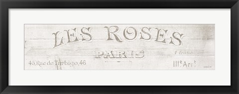 Framed French Roses VII Print