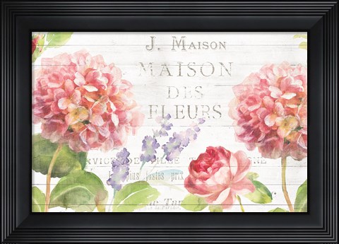 Framed Maison Des Fleurs II Print
