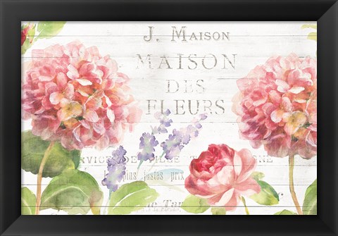 Framed Maison Des Fleurs II Print