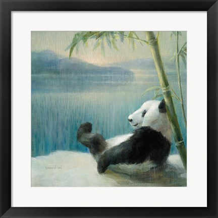 Framed Resting in Bamboo Print