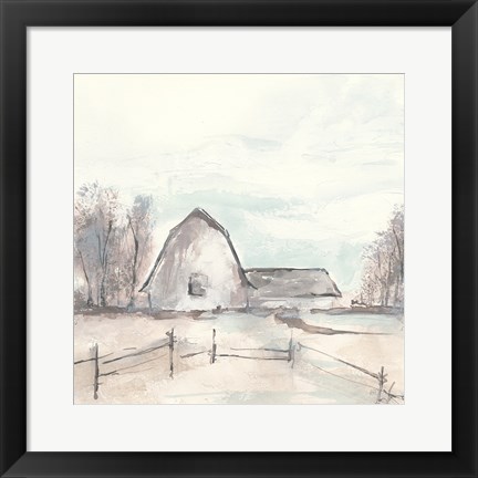 Framed Barn VIII Print