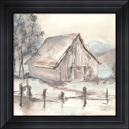 Framed Barn VII Print
