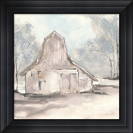 Framed Barn VI Print