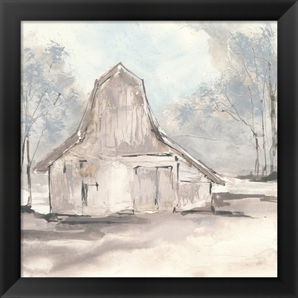 Framed Barn VI Print