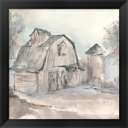 Framed Barn V Print