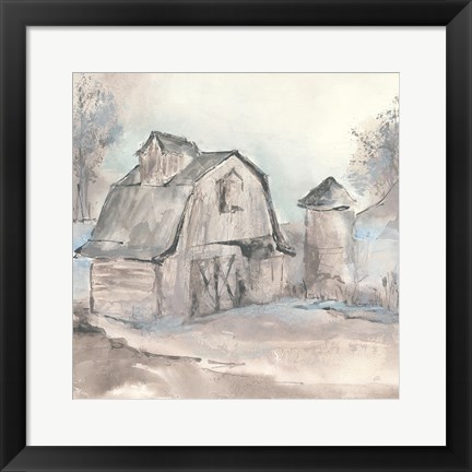 Framed Barn V Print