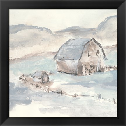 Framed Barn IV Print