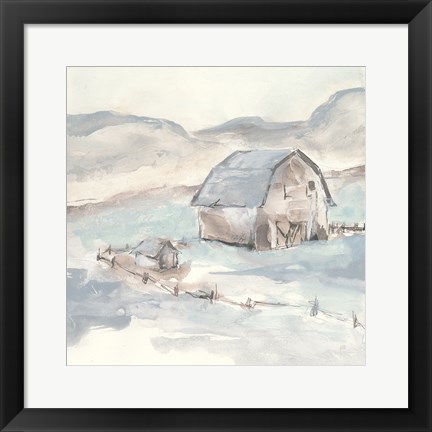 Framed Barn IV Print