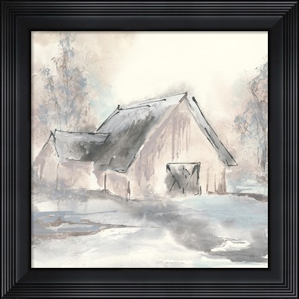 Framed Barn II Print