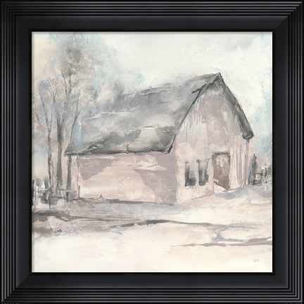 Framed Barn I Print