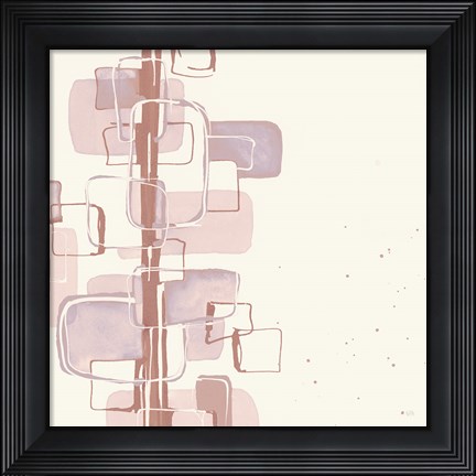 Framed Mind Games I Blush Print