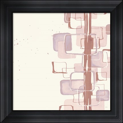 Framed Mind Games II Blush Print