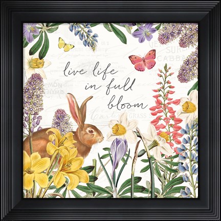 Framed Easter Garden II Print