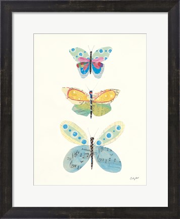 Framed Butterfly Charts IV Print