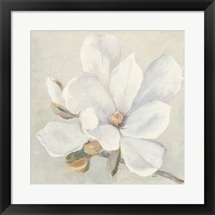 Framed Serene Magnolia Print