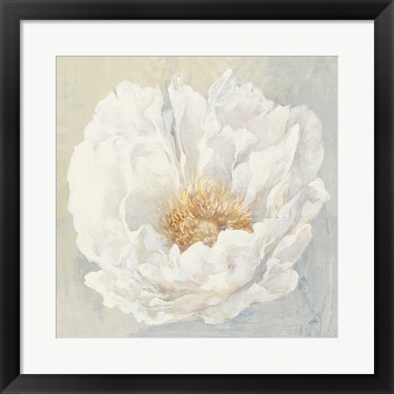 Framed Serene Peony Print