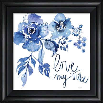 Framed Delft Delight III Print