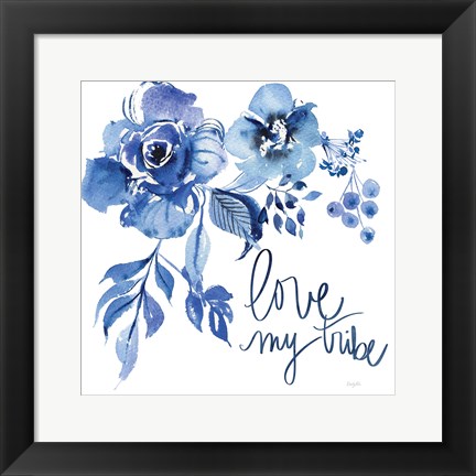 Framed Delft Delight III Print