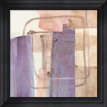 Framed Passage I Blush Purple Print