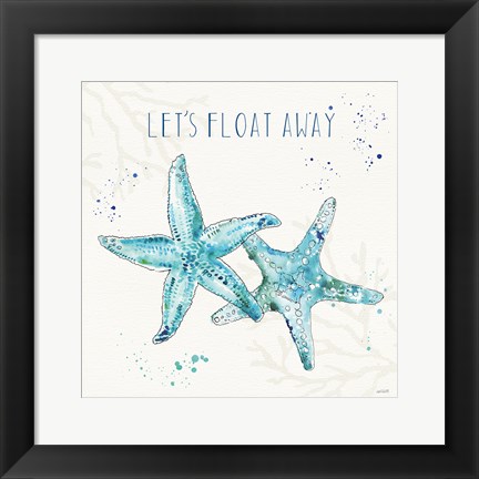 Framed Deep Sea VI Print