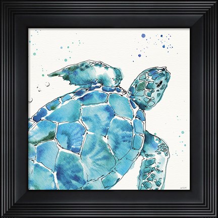 Framed Deep Sea IX Print