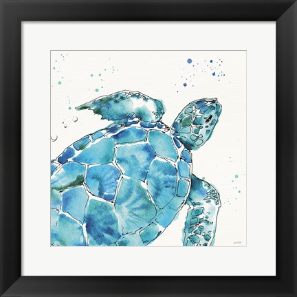 Framed Deep Sea IX Print