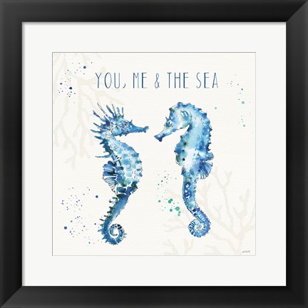 Framed Deep Sea III Print