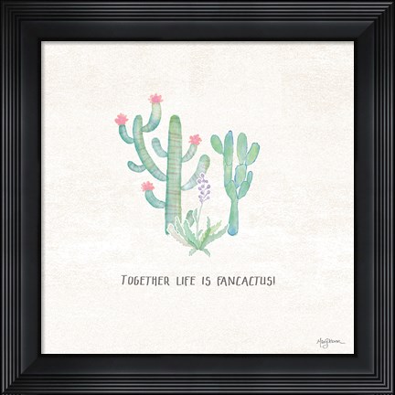 Framed Bohemian Cactus VIII Print