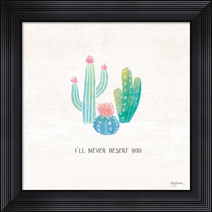 Framed Bohemian Cactus VII Print