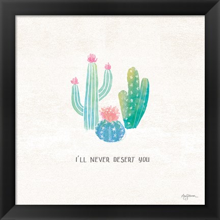 Framed Bohemian Cactus VII Print