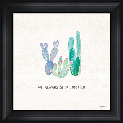 Framed Bohemian Cactus VI Print