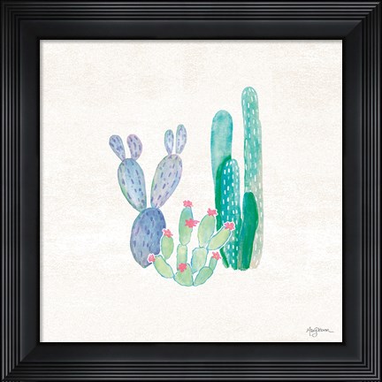 Framed Bohemian Cactus II Print