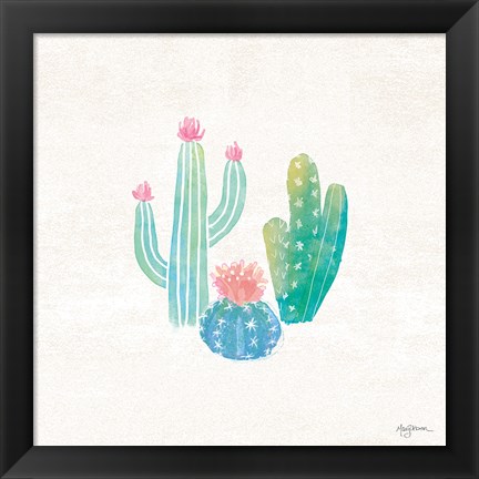 Framed Bohemian Cactus III Print