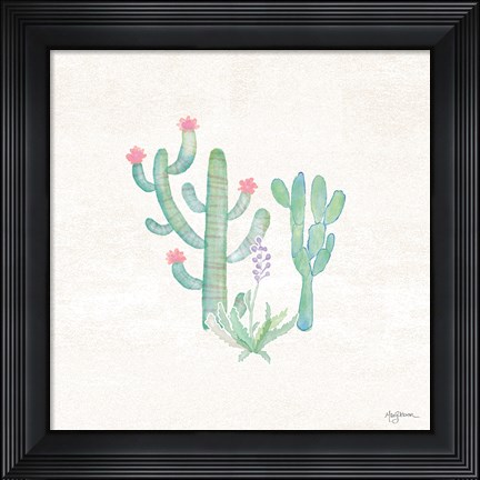 Framed Bohemian Cactus IV Print