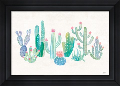 Framed Bohemian Cactus I Print