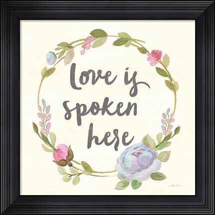 Framed Petals and Blossoms IX Print