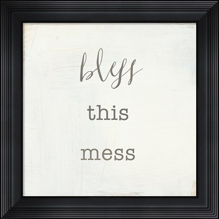 Framed Home Sweet Home II Script Print