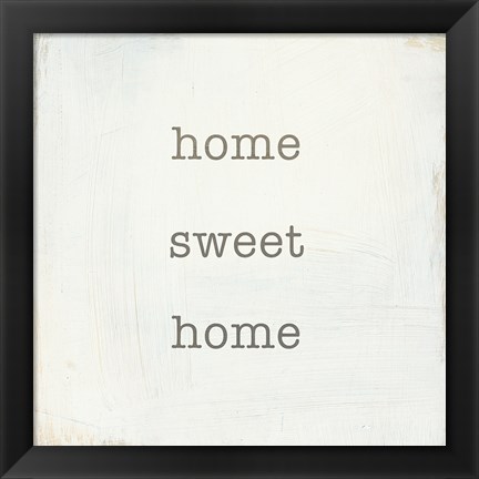 Framed Home Sweet Home I Print