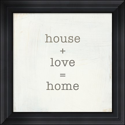 Framed Home Sweet Home IV Print