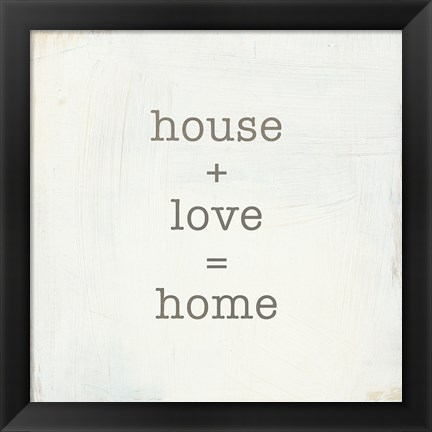 Framed Home Sweet Home IV Print