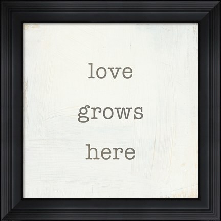 Framed Home Sweet Home III Print