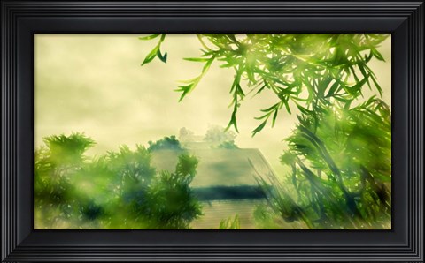 Framed Greeting Dawn Print