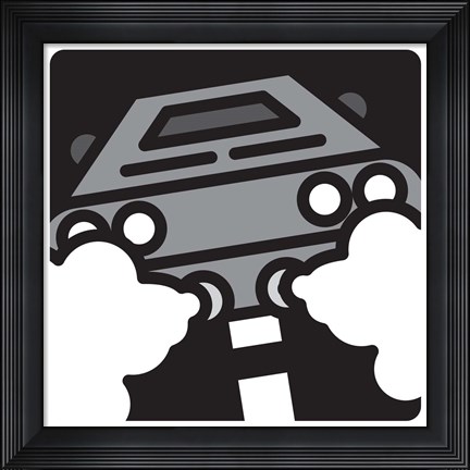 Framed Vroomm! Print