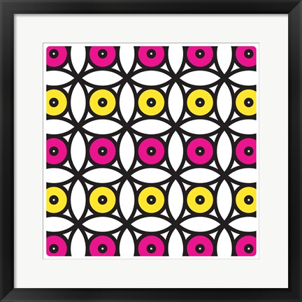 Framed Intersezioni Di Dischi Print